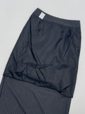 Rivet Stripe H-Line Skirt