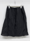 Wrinkle Banding Midi Skirt
