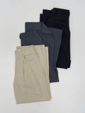 Launer Pocket Two-Tuck Wide Slacks