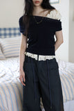 Low mesh off tee