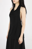 Halter back string sleeveless