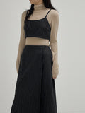 Ribbed Slim Fit Turtleneck T-Shirt