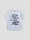 Punk letter half sleeve (slim-fit)