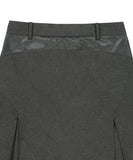 Pleated Jersey Skirt Pants