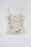 Flower Mesh Blanc Sleeveless