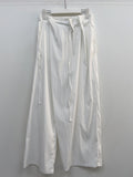 Unbalance Nylon Strap Wide Pants