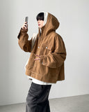 Bell Stitch Work Hood Jacket