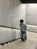 Zey destroyed washed denim pants