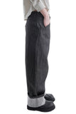 KNEE CUT CURVE PANTS