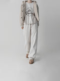 Boucle Hood Duffle Short Coat