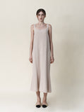 [Premium] Whole Garment Ongdin Linen Sleeveless One Piece