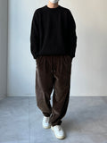 Two-Tone Velvet Banding Pants