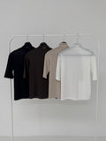 Daily Turtleneck Half T-Shirt