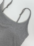 Lace Ribbed Bra Top Sleeveless