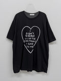 Deserve Lettering Overfit Short-Sleeved T-Shirt