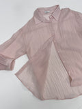Wrinkle See-through Oversized Shirt