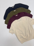 Decor Round Half Knit