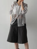 Charlie See-Through Loose Fit Blouse