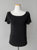 Jelly boat neck short sleeve t-shirt
