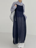 See-Through Sleeveless Long One Piece