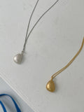 Pebble Drop Layered Necklace