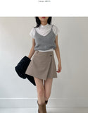 Tours Unbalanced Mini Skirt