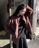SUEDE BUTTON LINE JACKET