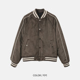 Suede Piping Line Varsity Padding
