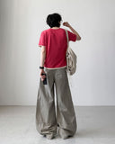 [1+1] Pastel Layered Short Sleeve T-shirt