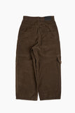 Crown corduroy wide cargo pants
