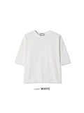 Over Crop Basic Short Sleeve T-Shirt