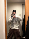 Hand Paint Crossing Over Knit