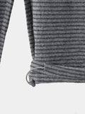 Border stripe summer pants