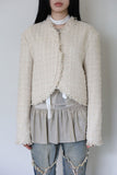 Bolero tassel tweed jacket