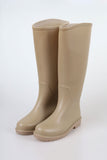 simple long rain boots