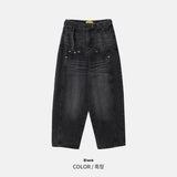 Solar Double Belt Denim Pants