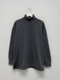 Turtleneck Overfit Brushed Sweatshirt