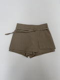 [Layered] Minuet Wrap Skirt Pants