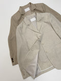 Letu Linen 3 Button Single Jacket