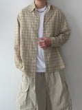 Summer Seersucker Check Shirt
