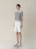 [Premium] Whole Garment Julie Dangara Short Sleeve Knitwear