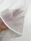 Wrinkle See-through Oversized Shirt
