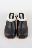 Pony wool bloafer mule