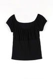 Sandy shirring t-shirt