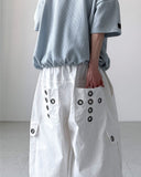 Cass Eyelet Bermuda Shorts