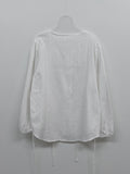 [Long Sleeve Ver.] Cheek strap long blouse