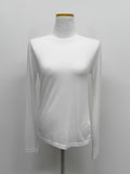 Aqua Tencel Long Sleeve T-Shirt