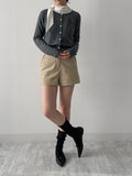 Sugar Symbol Round Neck Cardigan