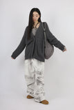 Dirty washed cargo pants
