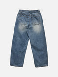 Arne Button Fly Curved Denim Pants